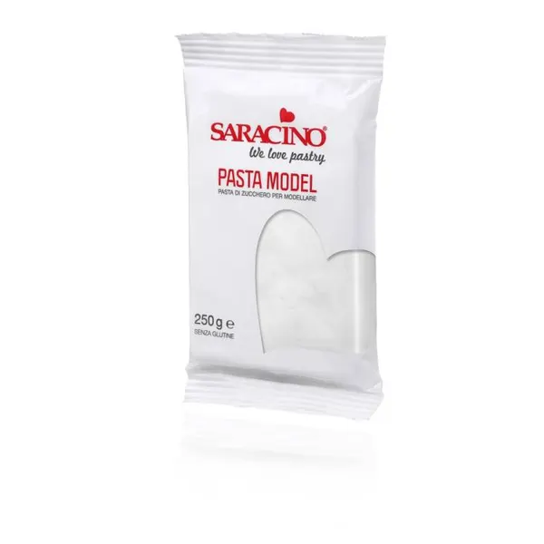 Modelovací fondán na dort Saracino bílý (250 g)
