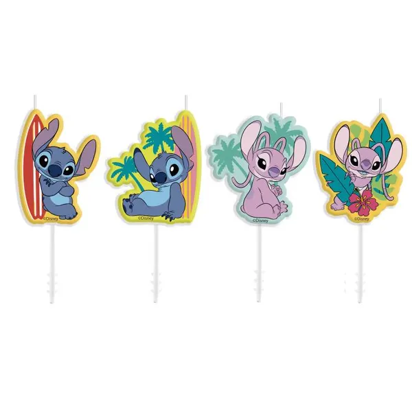 Dekora svíčky Stitch (4 ks)