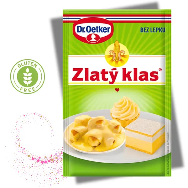 Bezlepkový Zlatý klas, prášek na přípravu krémů a náplní 40g