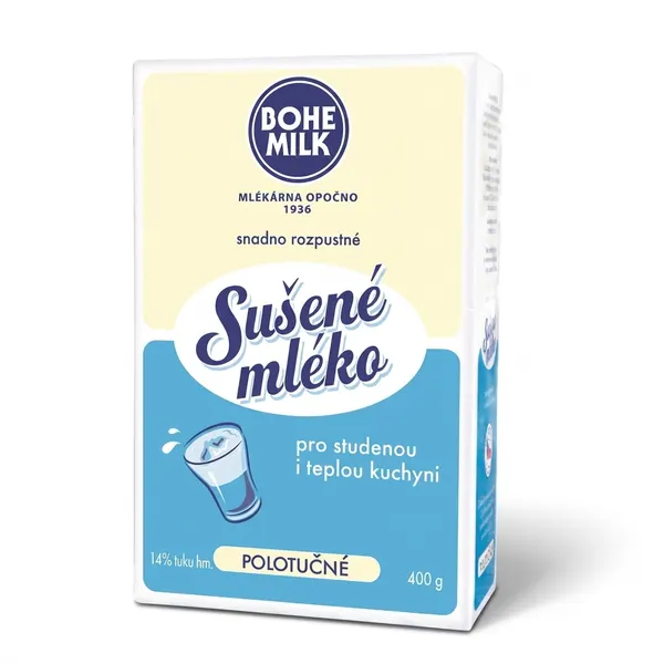 Mléko sušené polotučné 400 g