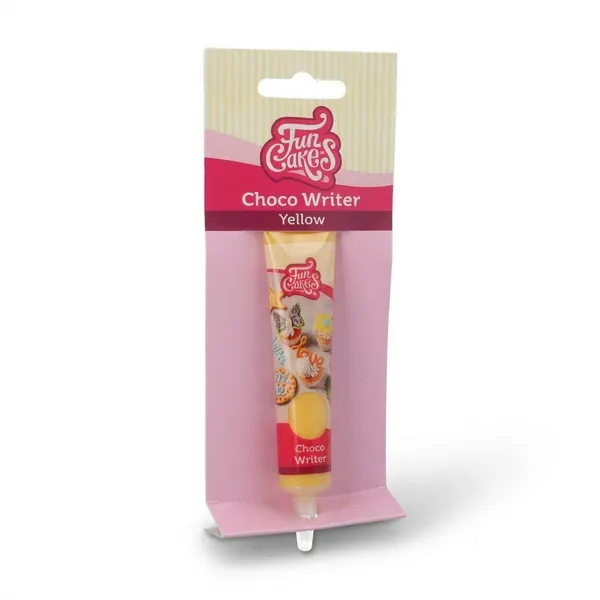 Zdobící tubičky - čokoládová zdobička - žlutá 25g