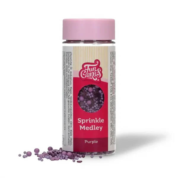 Cukrový posyp fialový Sprinkle Medley Purple 70g