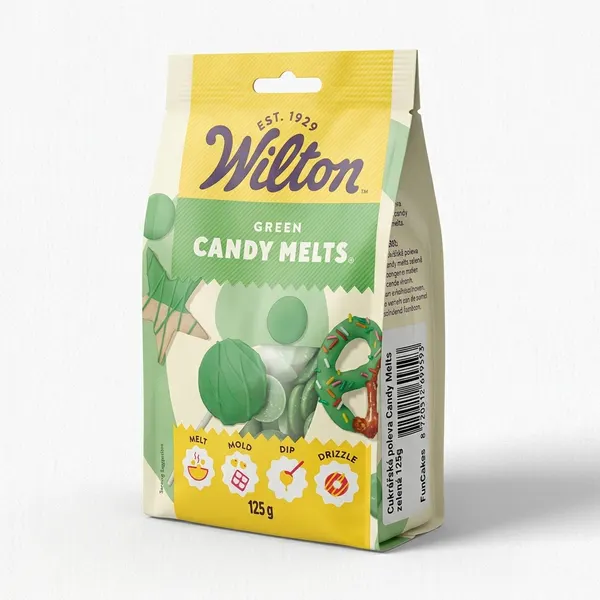 Cukrářská poleva Candy Melts zelená 125g