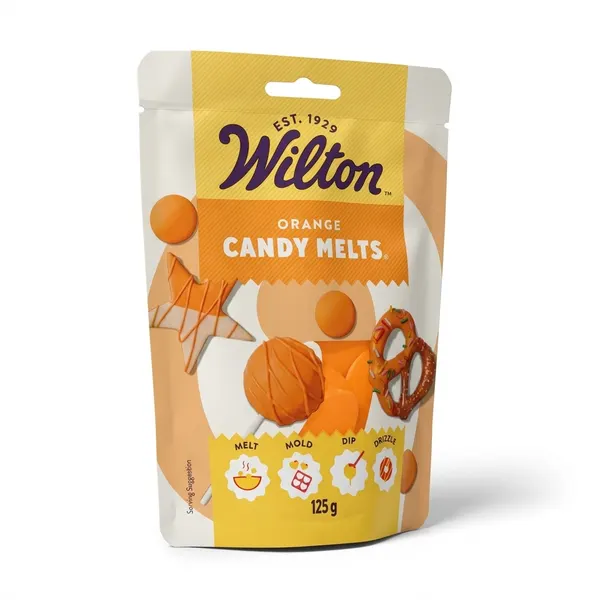 Cukrářská poleva Candy Melts oranžová 125g