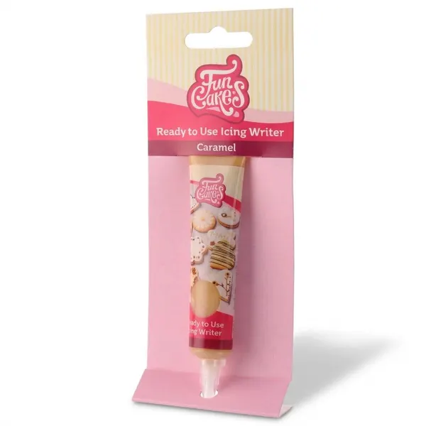 Zdobicí poleva - tubička, karamel 25g