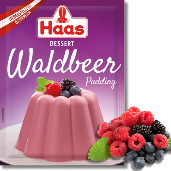 Dezertní puding s příchutí Lesní plody 37g