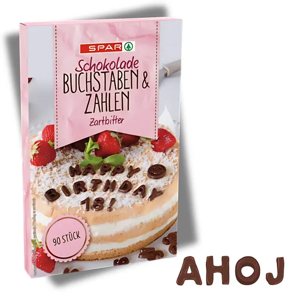 Čokoládová abeceda 90 ks (40g)
