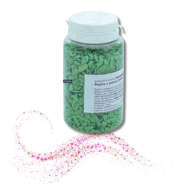 Šupiny z polevy (tmavě zelené) 100g