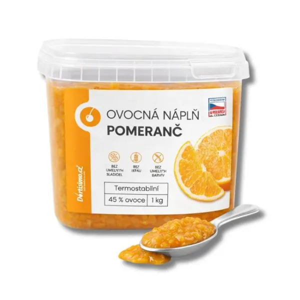 Ovocná náplň Pomeranč 1kg