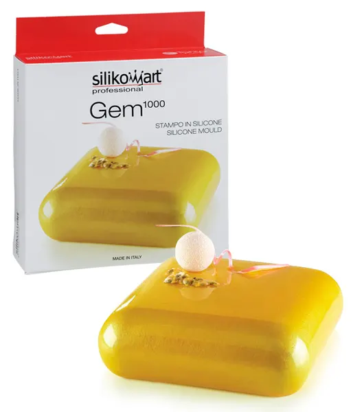 Forma silikonová design (zaoblený čtverec) 1000ml