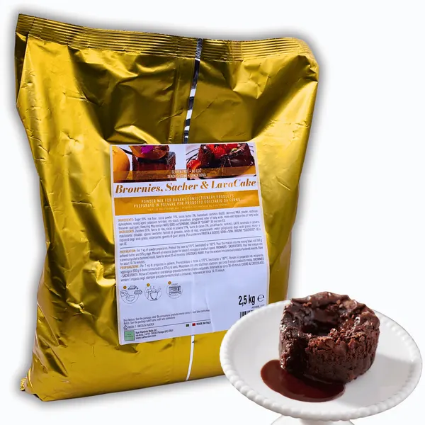 Směs na vláčné Brownies, mix Palais du Chef 2,5kg - bez lepku