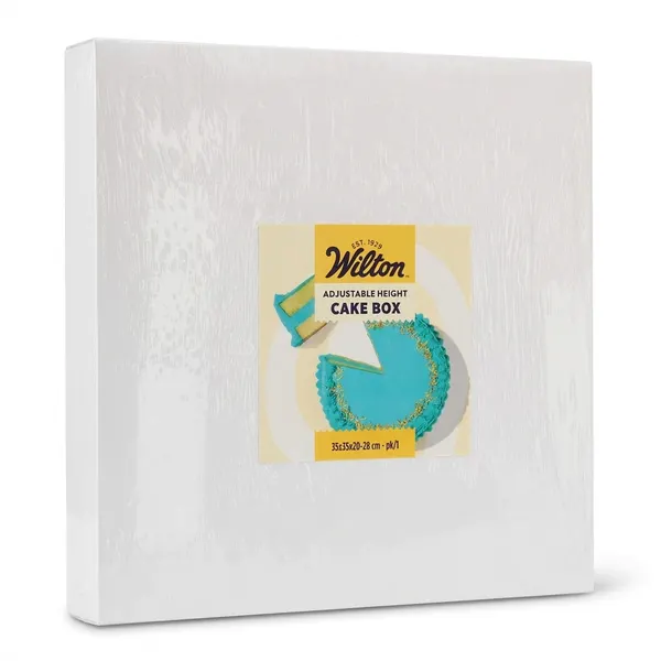 Dortová krabice bílá 35x35x20-28cm - Wilton