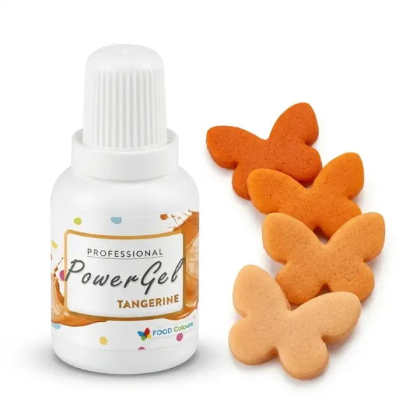 Gelová barva Food Colours PowerGel Tangerine (20 g)