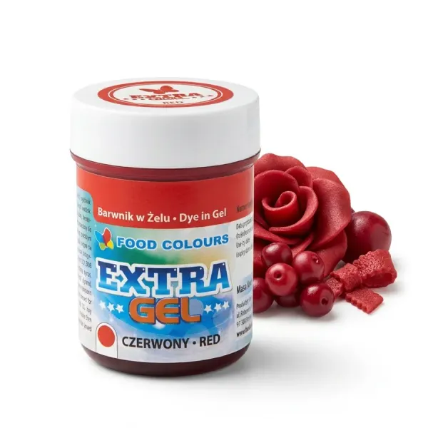 Gelová barva Food Colours (Extra Red) extra červená (35 g)