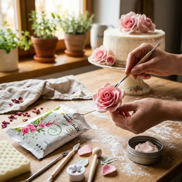 250g Cukrářská hmota na květiny, Smartflex Flower Vanilka