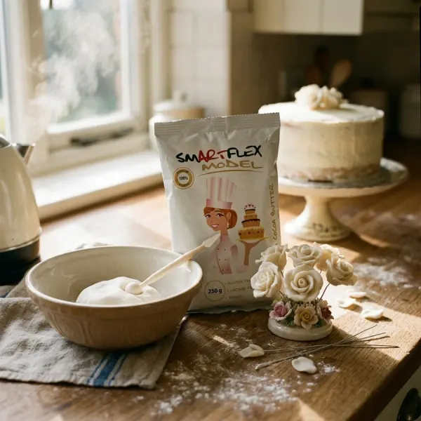 250g Modelovací tuková hmota SMARTFLEX Model, Bílá