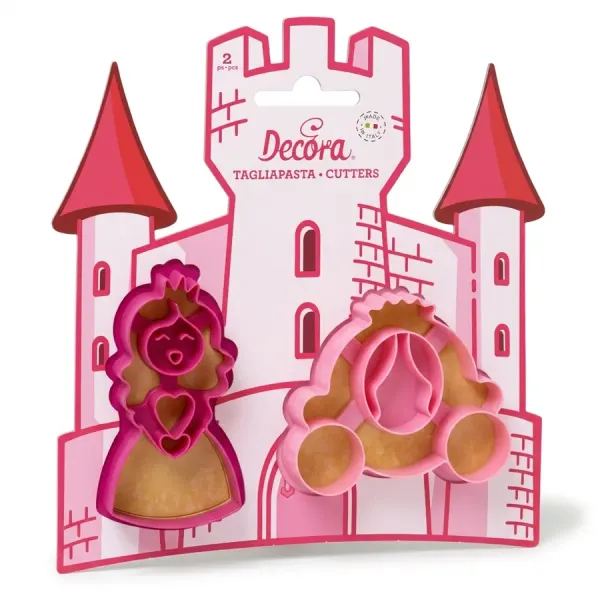 Vykrajováko princezna a kočár 2ks - Decora