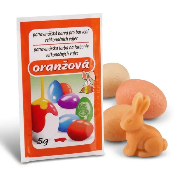 Potravinářská barva na vejce - ORANŽOVÁ 5g