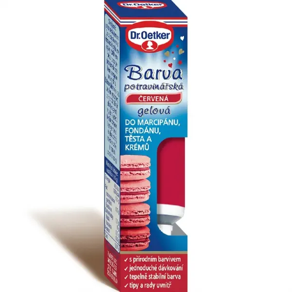 Barva gelová potravinářska červená 10g