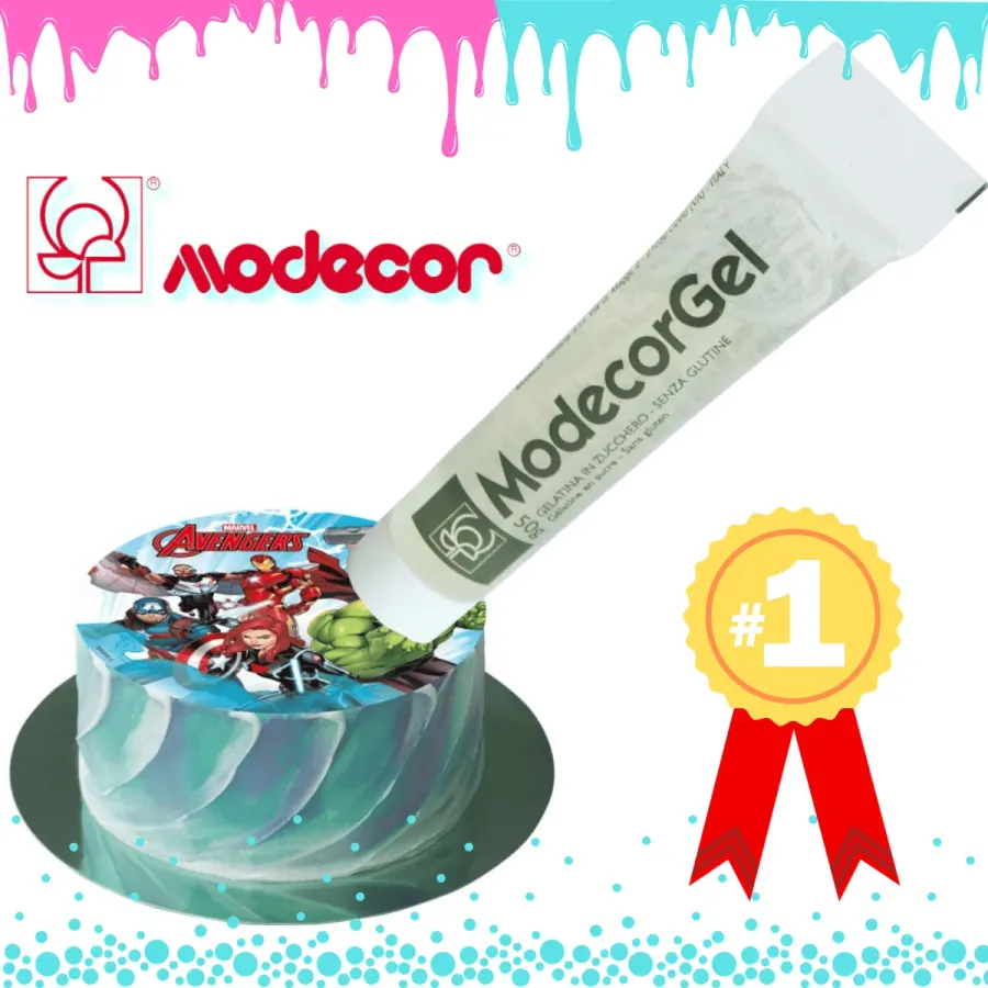 Decorgel Modecor 50 g – originální gel na jedlý papír