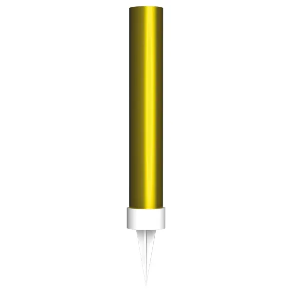 Zlatá dortová fontána Amscan 9,5 cm, balení 2 kusy
