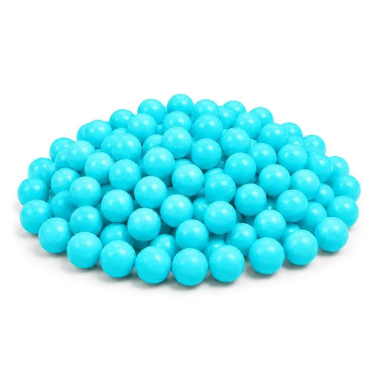 Nebesky modré cukrové perličky o průměru 7 mm v balení 40 g