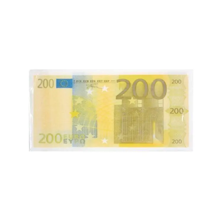 Papírové ubrousky s motivem bankovky 200 EUR, balení 15 kusů, rozměr 16,5 x 8 cm