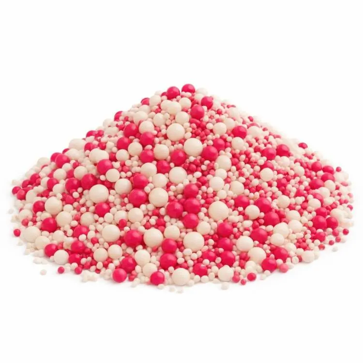 Cukrový posyp SweetArt Elegance mix v růžové a bílé barvě, balení 50 g