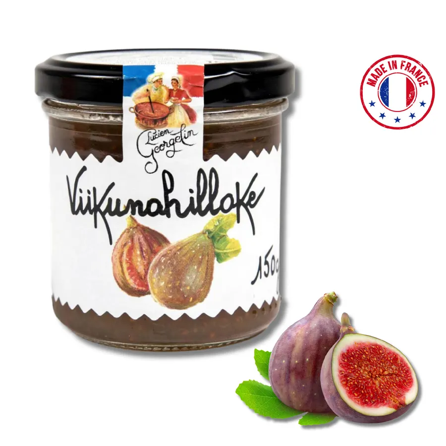 Sklenice fíkové pomazánky Lucien Georgelin, konfitované fíky 150 g