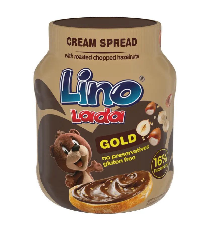 Čokoládová lískooříšková pomazánka Lino Lada Gold v plechovce 350 g