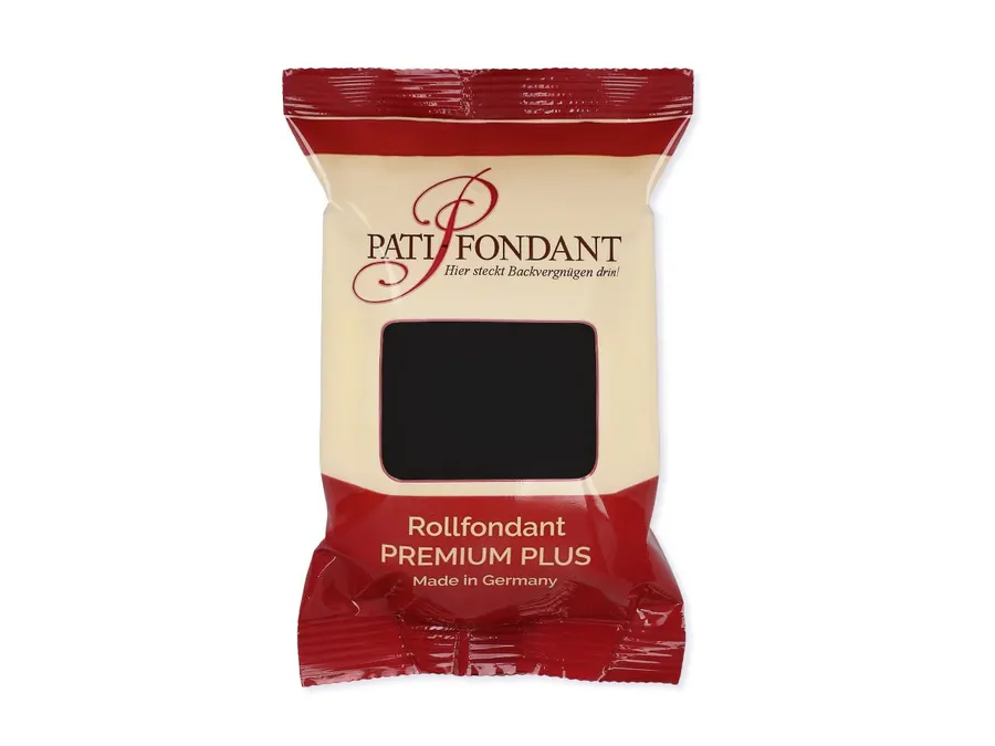 Černá potahovací hmota PATI Premium na dort, balení 250 g