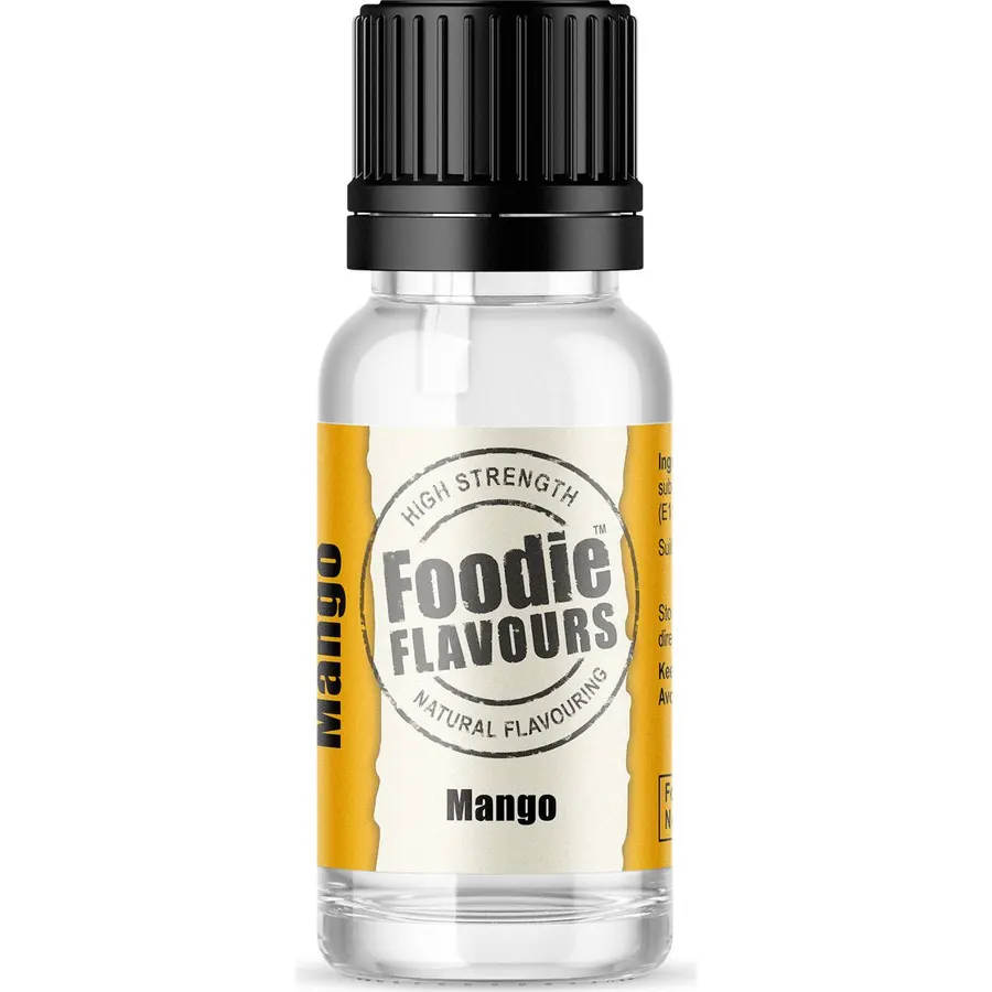 Přírodní koncentrované mangové aroma Foodie Flavours v 15ml lahvičce