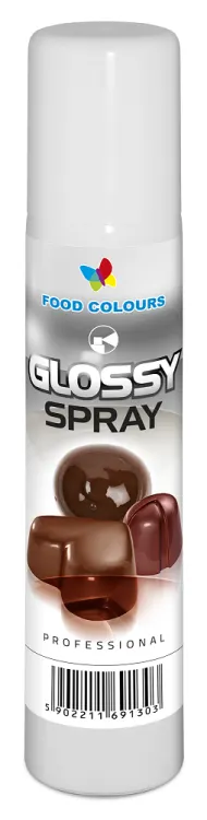 Sprej s jedlým leskem na marcipán a čokoládu, objem 100 ml, zlatý lesklý vzhled