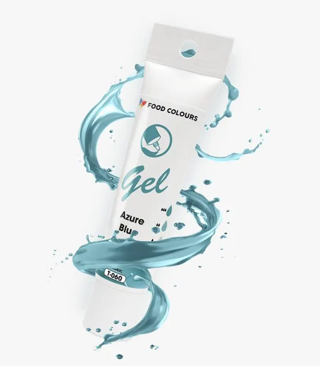 Tuba gelové potravinářské barvy Food Colours v odstínu azure blue, balení 30 g