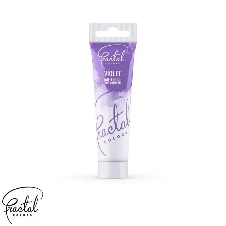 Gelová barva Fractal Violet, sytě fialová, balení 30 g