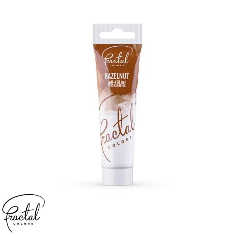 Gelová barva Fractal Hazelnut v odstínu lískového oříšku, balení 30 g