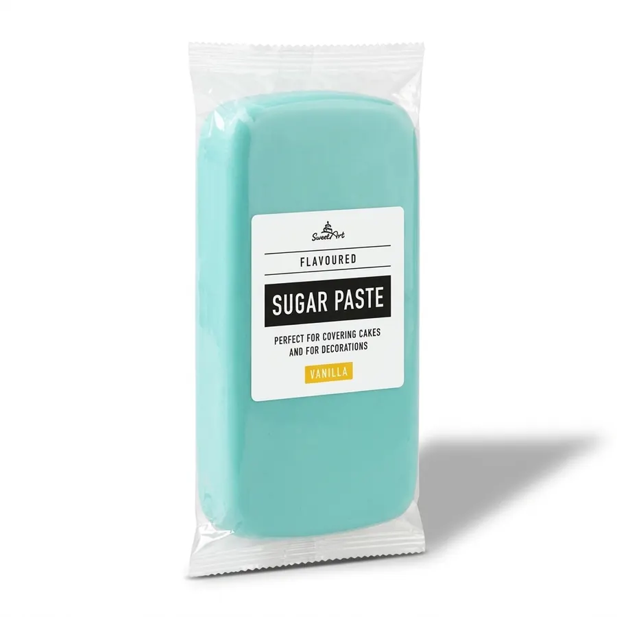Balení potahovacího fondánu SweetArt 1 kg v nebesky modrém odstínu