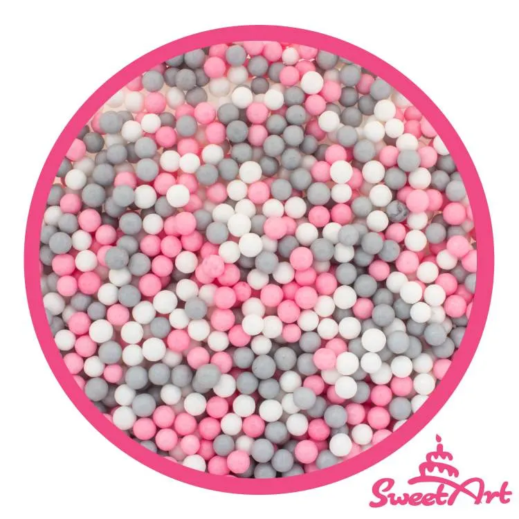 Cukrové perly SweetArt v mixu barev, průměr 5 mm, balení 80 g