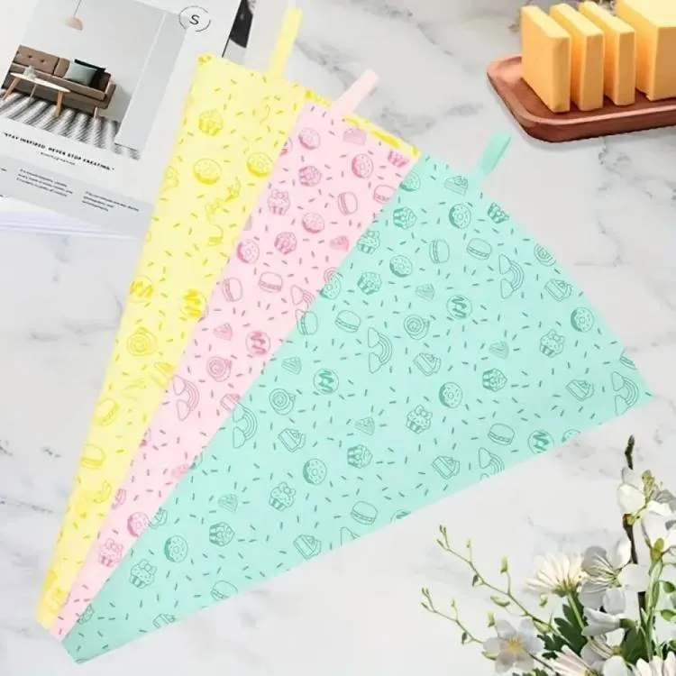 Silikonový zdobicí sáček na zdobení krémem, délka 35 cm, černý