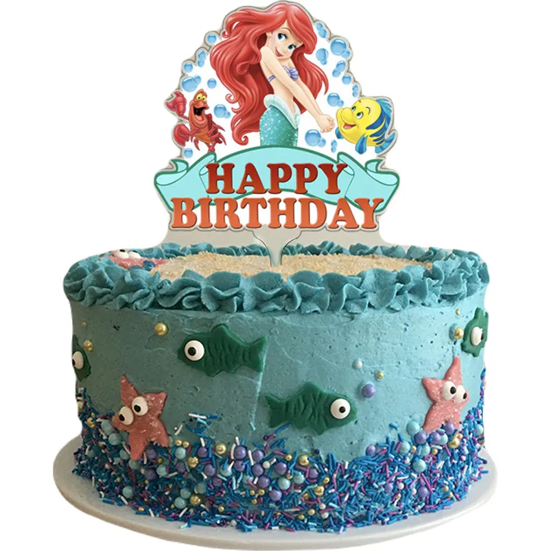 Plastový zápich do dortu Ariel od značky Cakesicq, dekorační figurka na zapíchnutí