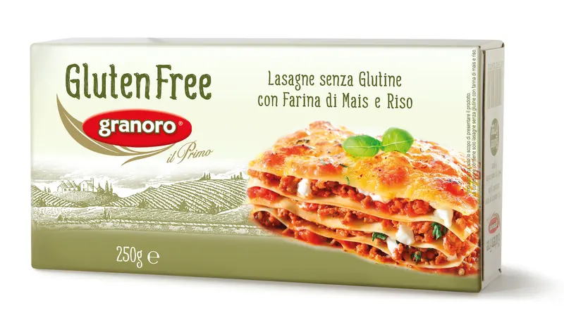 Bezlepkové těstovinové pláty na lasagne, balení 250 g, předvařené k zapečení