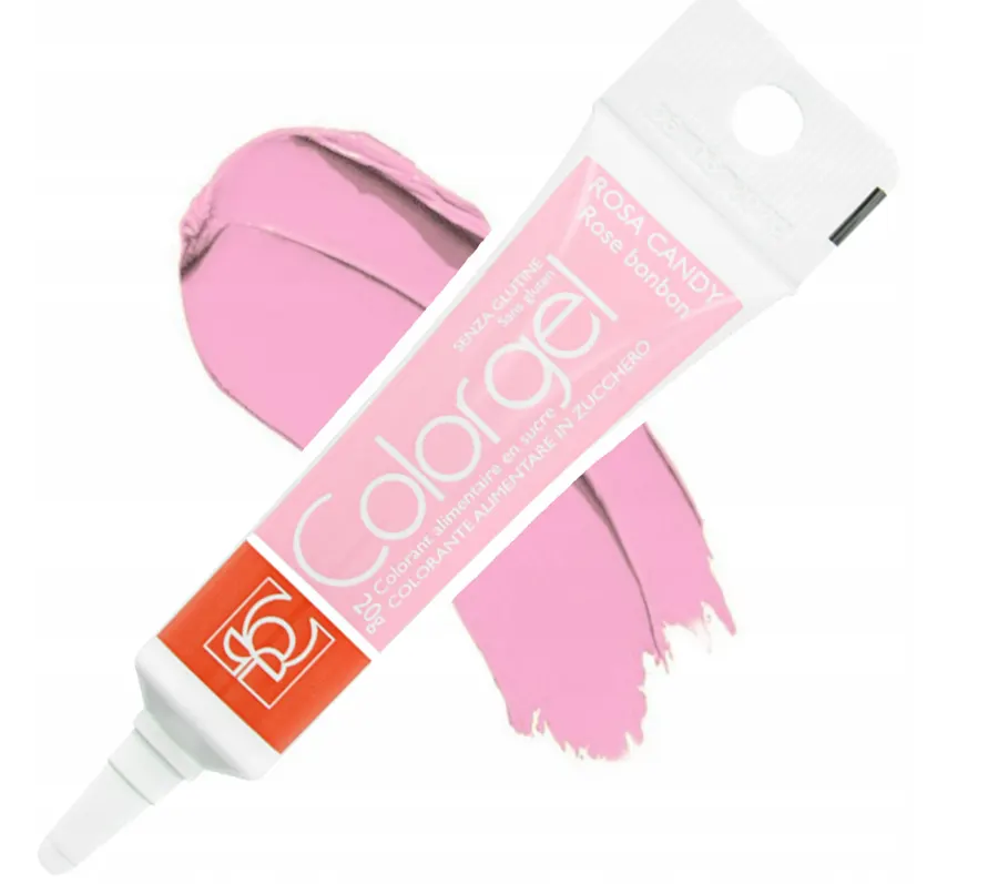 Gelová barva Modecor Rosa Candy v odstínu Barbie, zářivě růžová, v tubě
