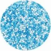 Cukrové mini perličky Decora v balení 100 g, drobné bílé kuličky pro zdobení dezertů