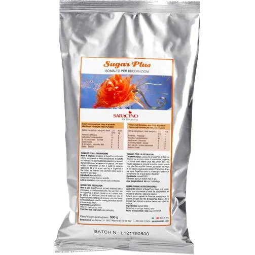 Isomalt SARACINO na cukrové dekorace, průsvitné krystalky v balení 500 g