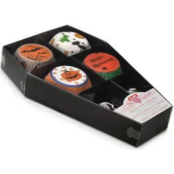 Sada cukrářských košíčků Ibili ve tvaru rakve pro halloweenské cupcaky