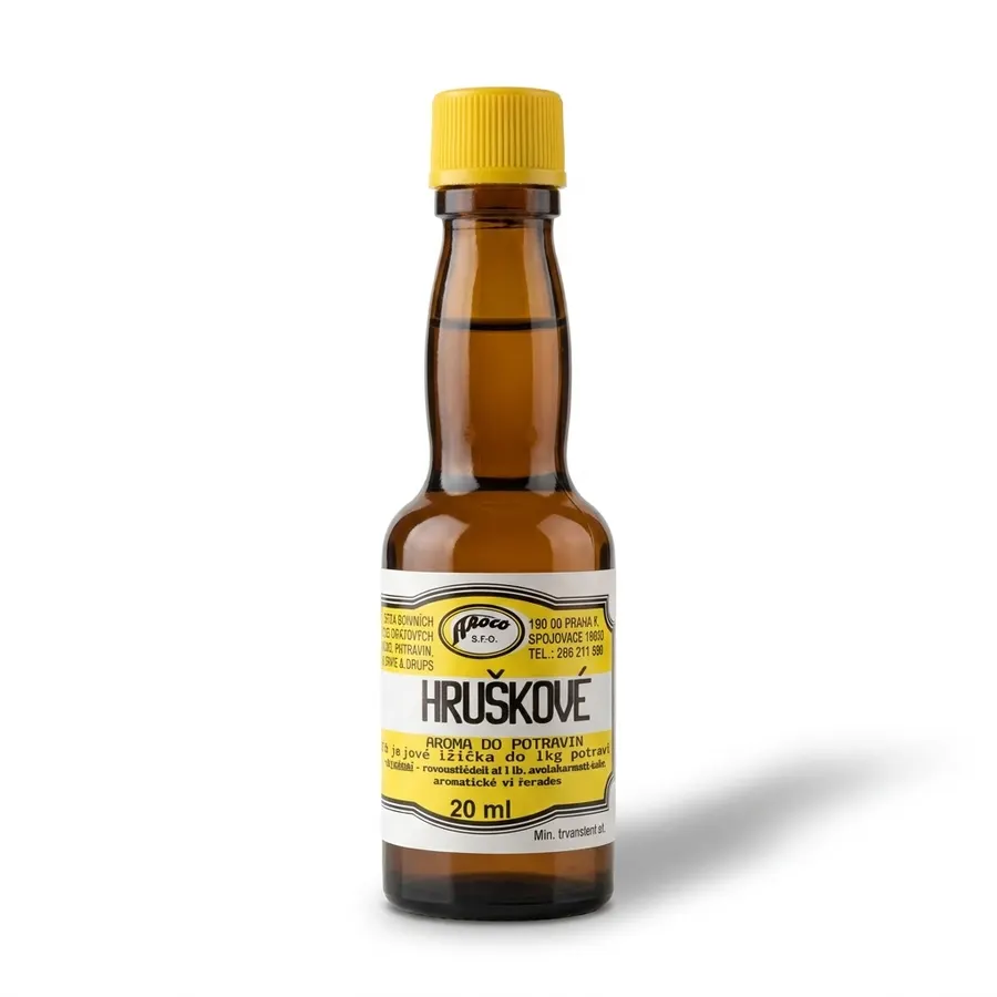 Lahvička potravinářského hruškového aroma Aroco o objemu 20 ml