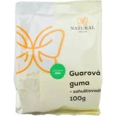 Balení guarové gumy Natural v hmotnosti 100 g, sypké přírodní zahušťovadlo v prášku