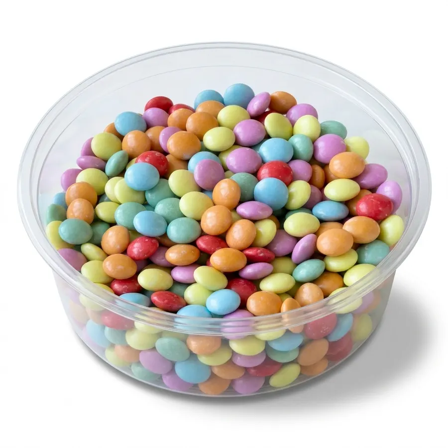 Barevné čokoládové mini lentilky na zdobení v balení 80 g