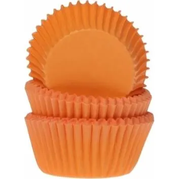 Oranžové papírové košíčky na muffiny, balení 50 kusů, značka House of Marie