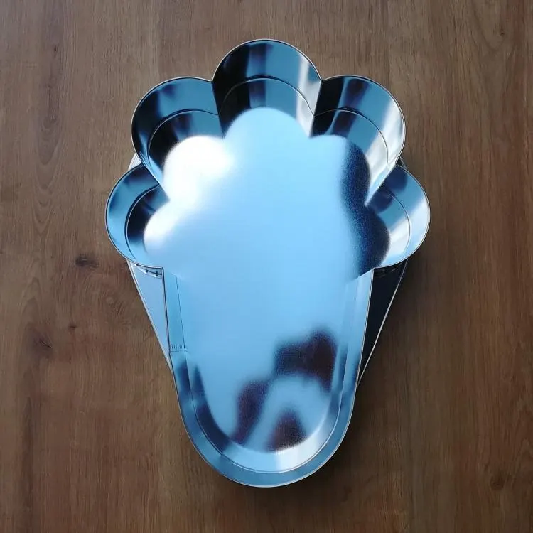 Dortová forma Felcman ve tvaru miminka, velký formát 350 x 250 mm, z pocínovaného plechu